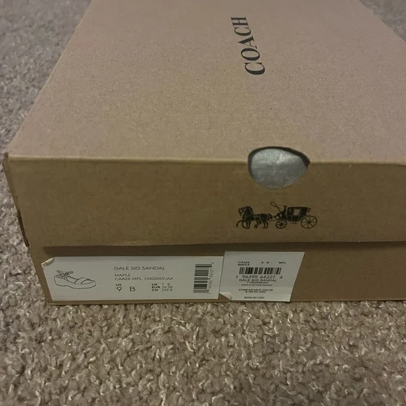 Coach Brown Wedge Sandal - Picture 5 of 5